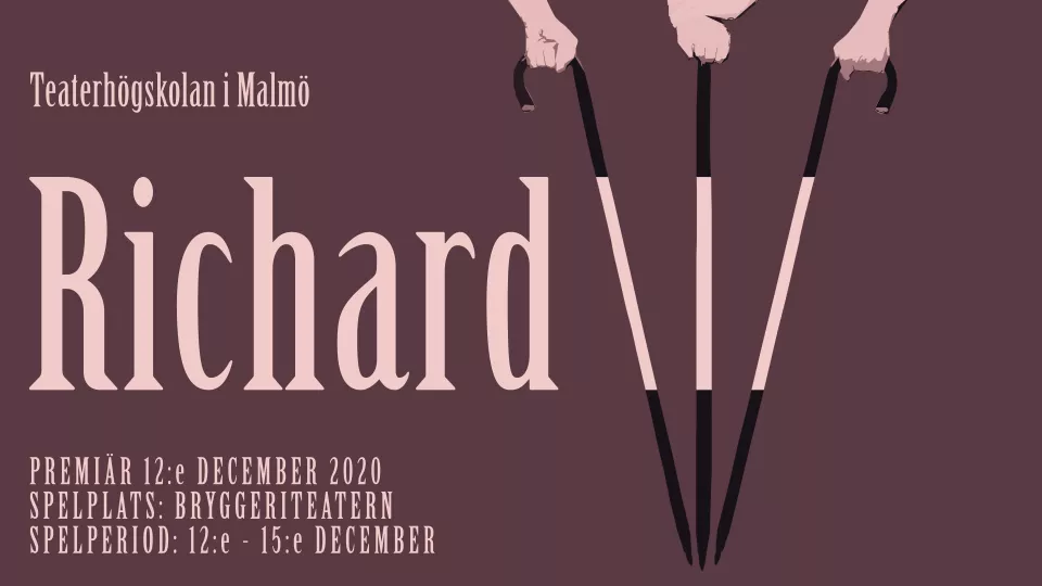 Event bild Etyd 6-Richard III, december 2020. Grafik