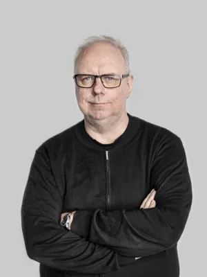 Porträttbild på Jörgen. Foto. 